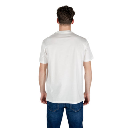 T-shirt bianca in cotone Armani Exchange