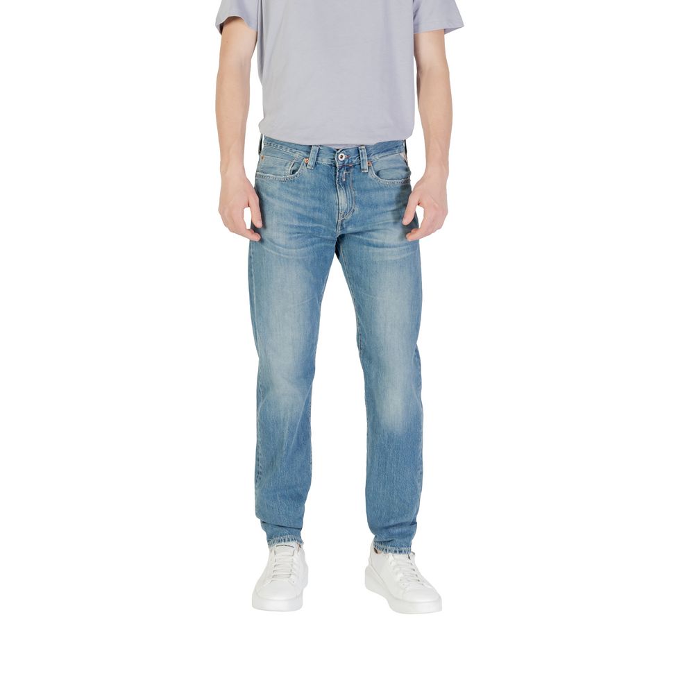 Jean skinny en coton bleu Replay