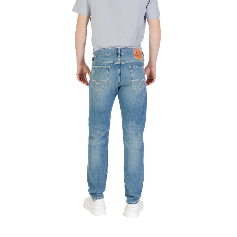 Jean skinny en coton bleu Replay