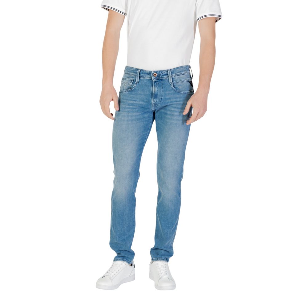Jean skinny en coton bleu Replay