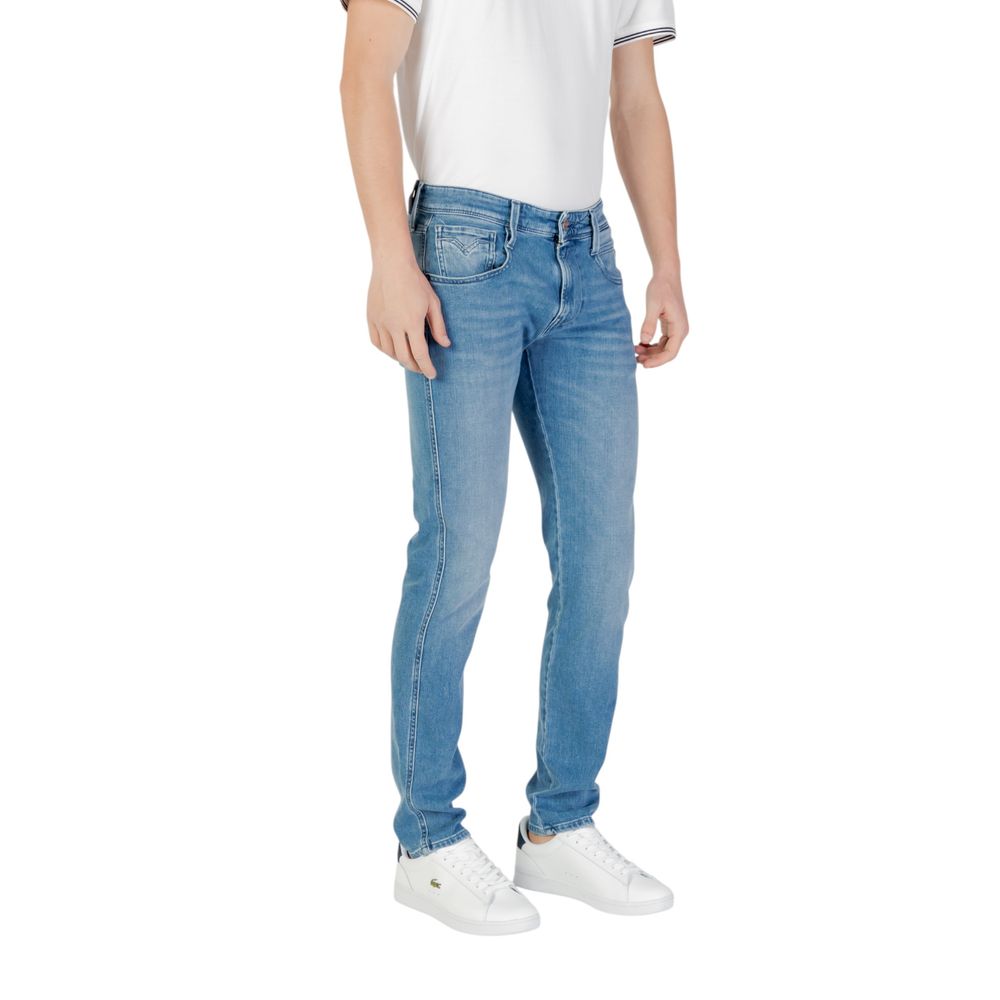 Jean skinny en coton bleu Replay