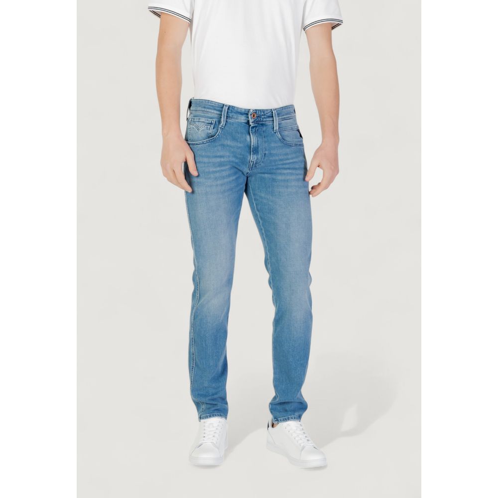Jean skinny en coton bleu Replay