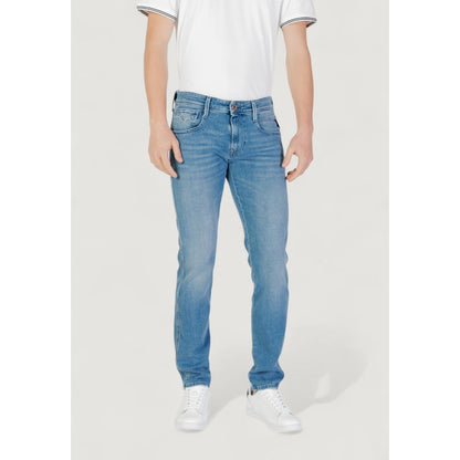 Jean skinny en coton bleu Replay