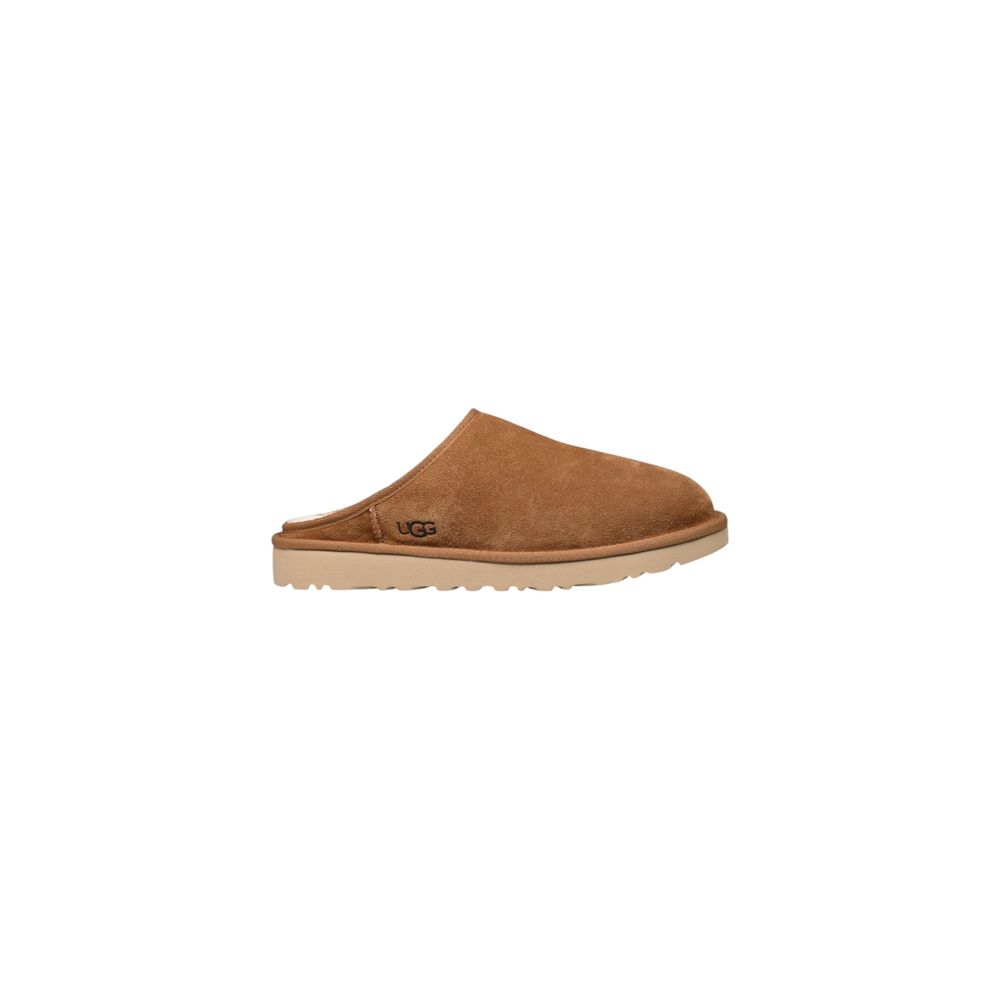 Zoccoli in pelle scamosciata beige UGG