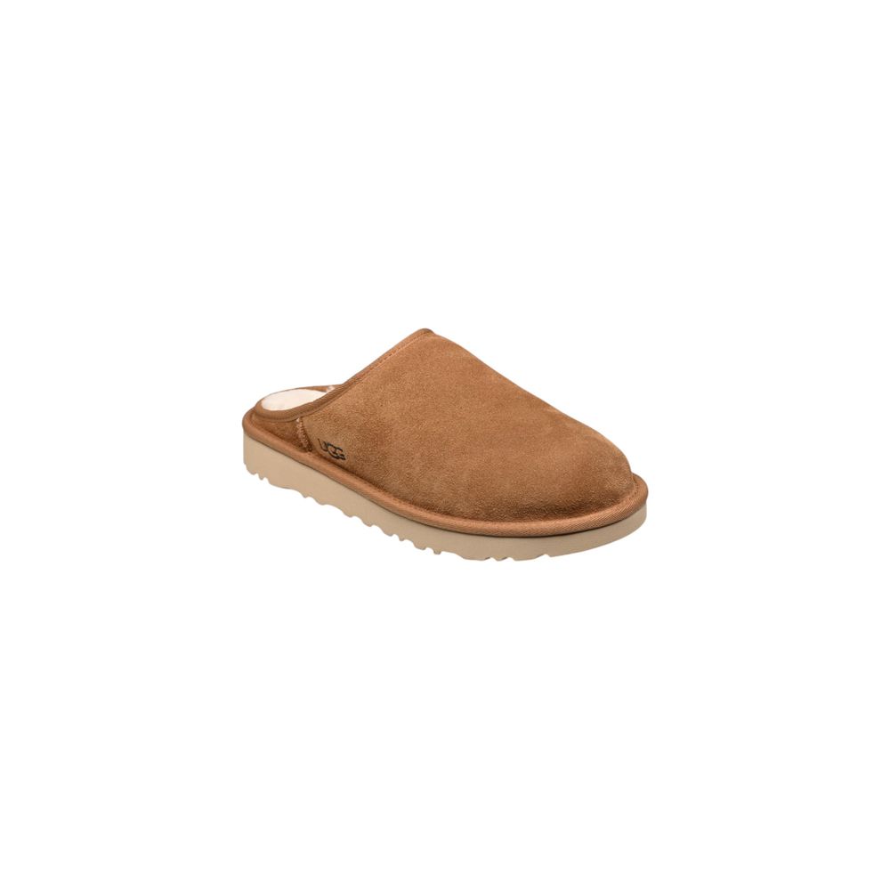Zoccoli in pelle scamosciata beige UGG