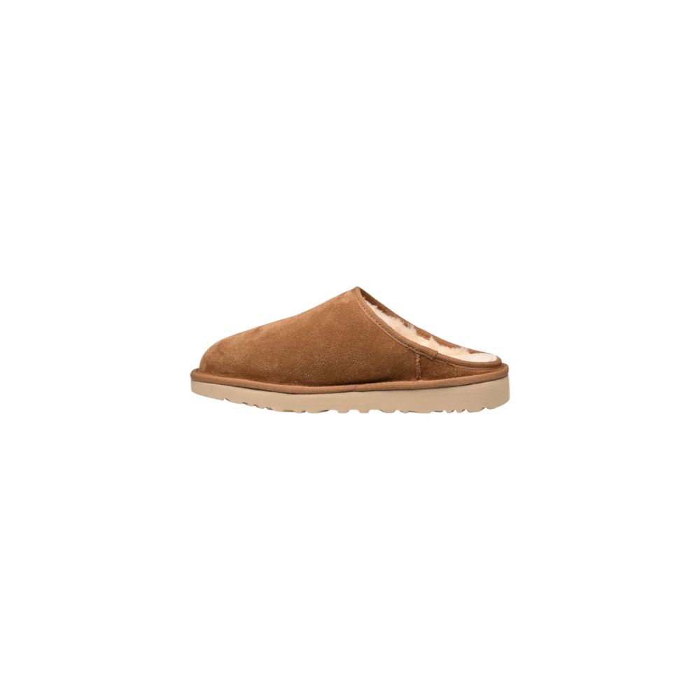 Zoccoli in pelle scamosciata beige UGG