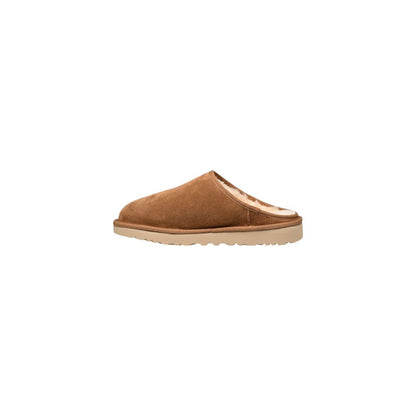 Zoccoli in pelle scamosciata beige UGG