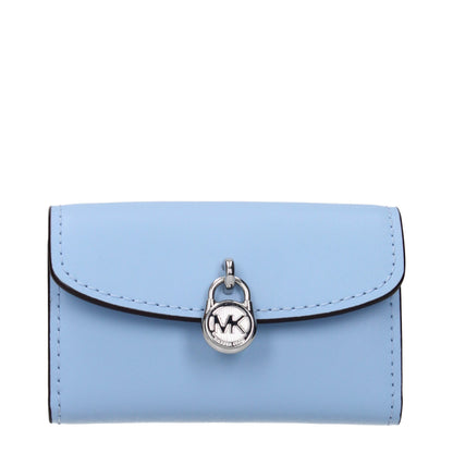 Portafoglio in pelle azzurro chiaro Michael Kors