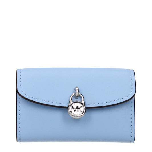 Portafoglio in pelle azzurro chiaro Michael Kors