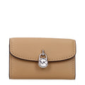 Portefeuille en cuir marron Michael Kors