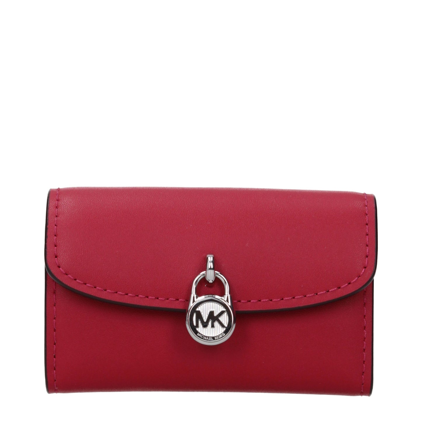 Portefeuille en cuir rouge Michael Kors