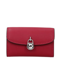 Portefeuille en cuir rouge Michael Kors