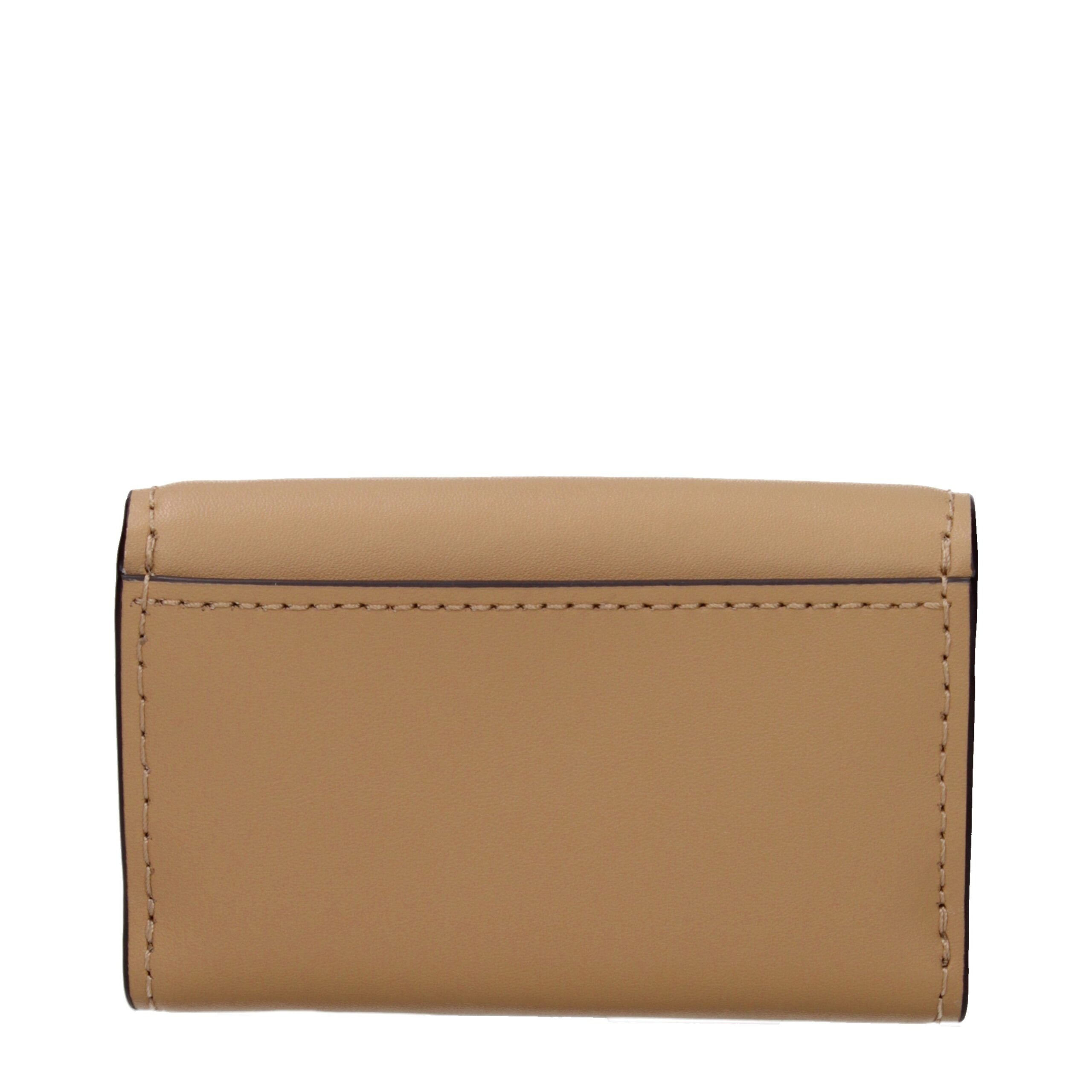 Portefeuille en cuir marron Michael Kors