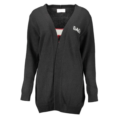 Gilet en acrylique noir pour femme Gaelle Paris