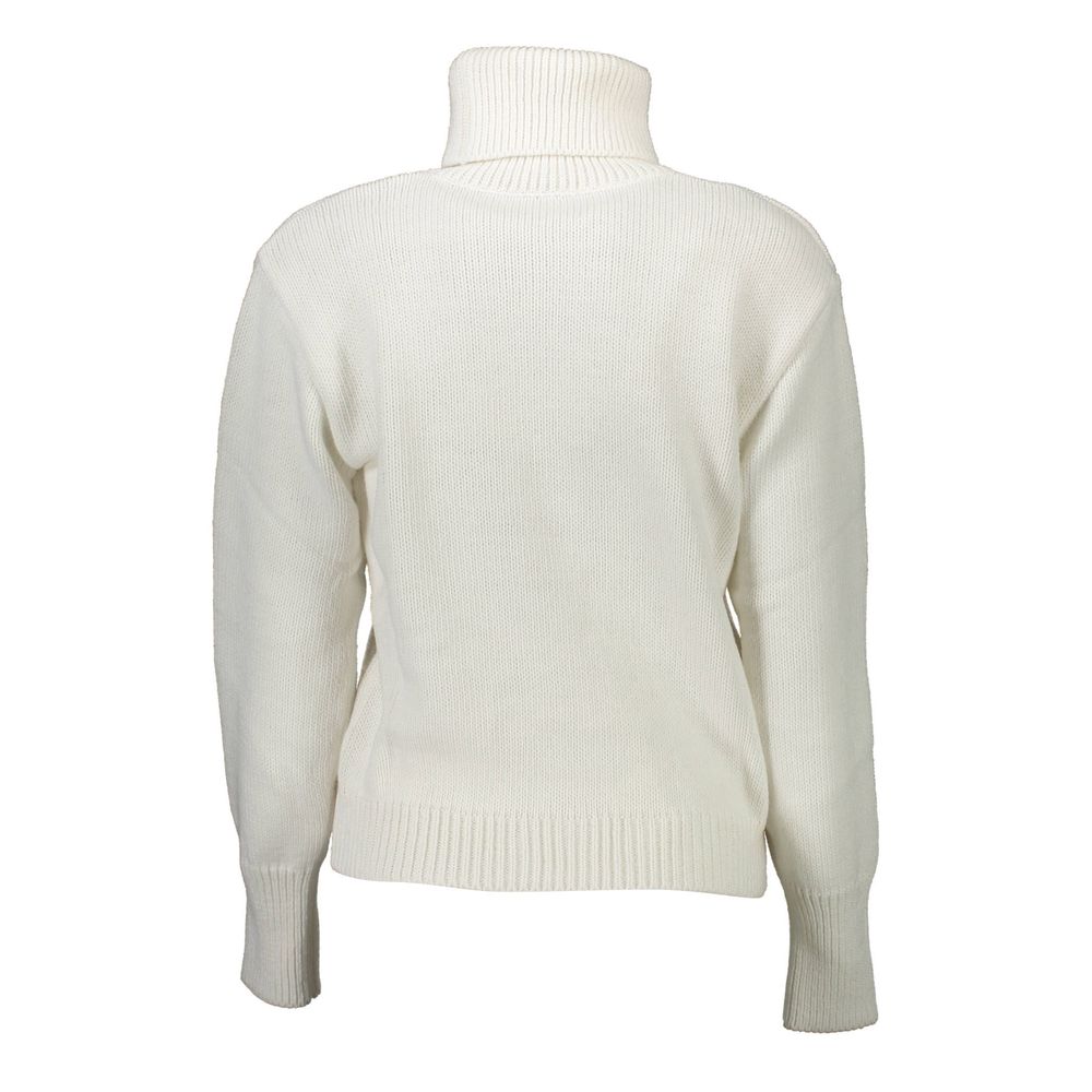 Maglione da donna in acrilico bianco Gaelle Paris