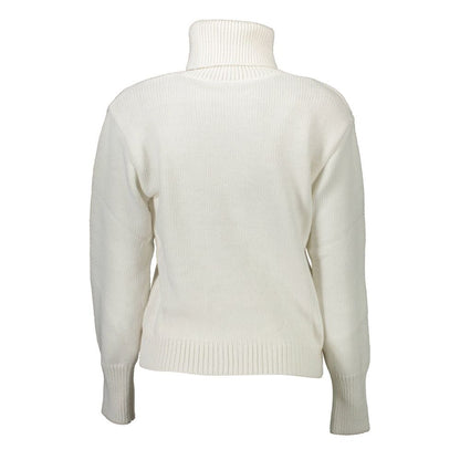 Maglione da donna in acrilico bianco Gaelle Paris