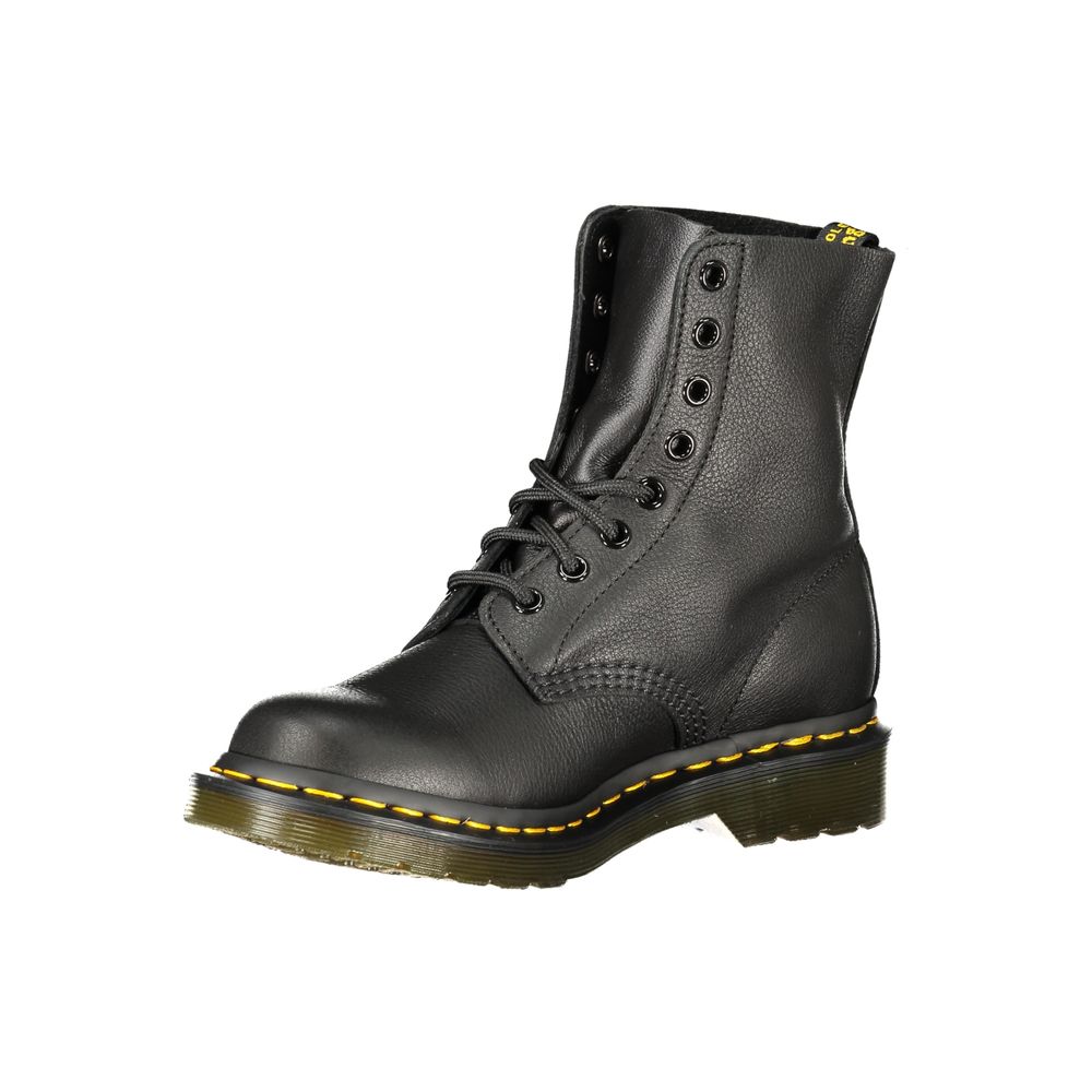 Bottes unisexes Dr. Martens en cuir noir