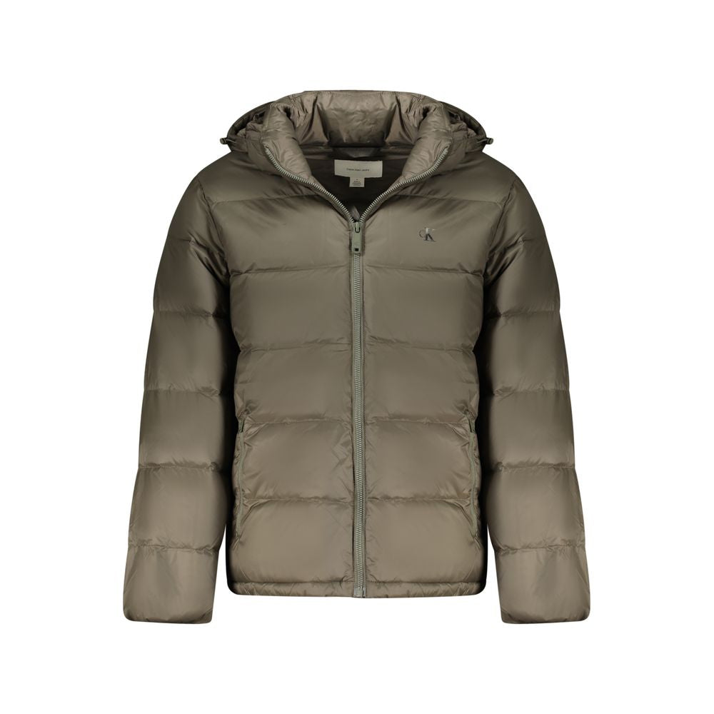 Calvin Klein Marrone Poliammide Veste Homme