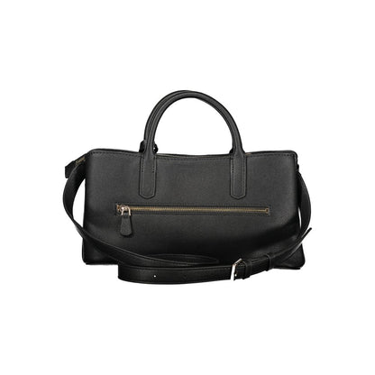 Borsa a mano da donna Guess Jeans Nero Poliuretano