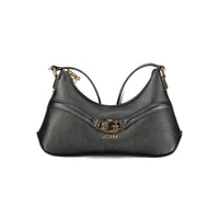 Borsa a tracolla da donna Guss Jeans Nero Poliuretano
