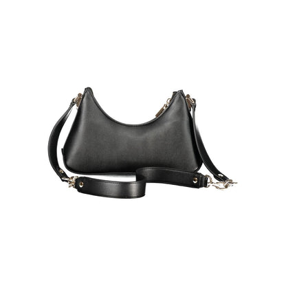 Borsa a tracolla da donna Guss Jeans Nero Poliuretano