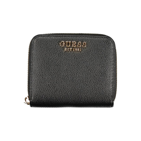 Portafoglio da donna Guss Jeans Nero Poliuretano