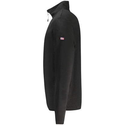 Felpa da uomo in poliestere nero Norvegia 1963