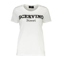 T-shirt homme en coton blanc Scervino Street