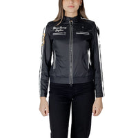 Giacca biker Blauer in poliammide nera