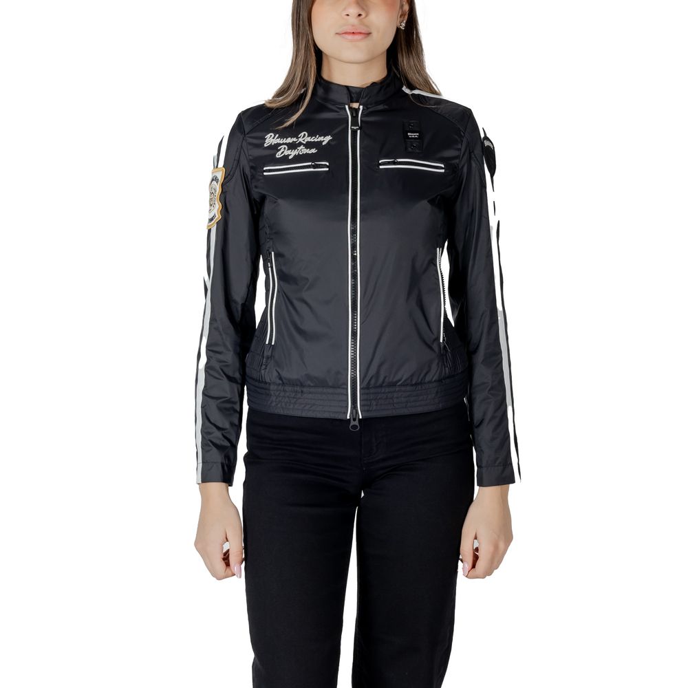 Veste motard en polyamide noir Blauer