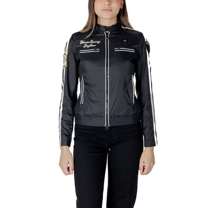 Giacca biker Blauer in poliammide nera