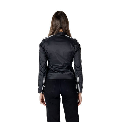 Giacca biker Blauer in poliammide nera