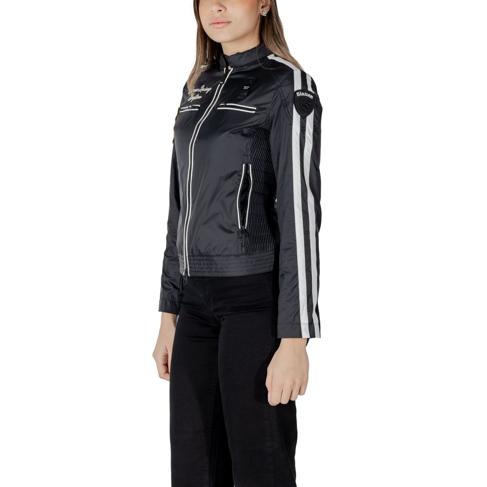 Veste motard en polyamide noir Blauer