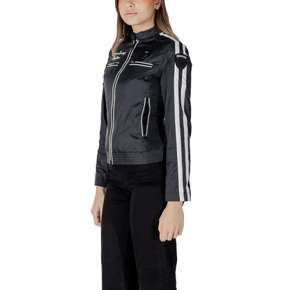 Giacca biker Blauer in poliammide nera