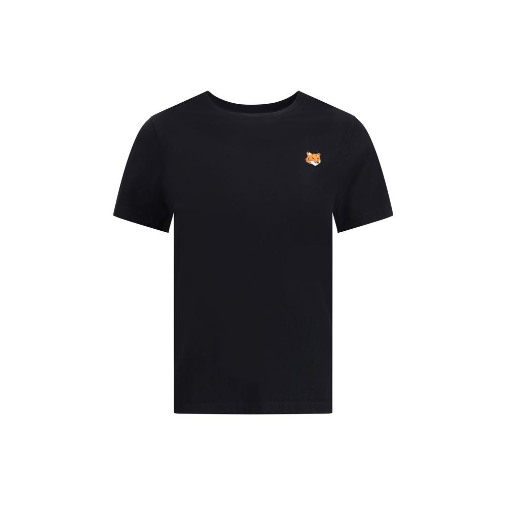 T-shirt en coton noir Maison Kitsuné