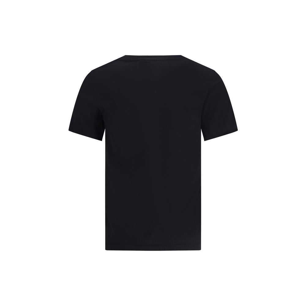 T-shirt en coton noir Maison Kitsuné