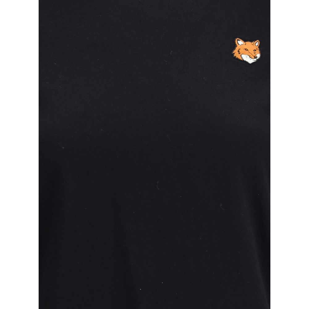 T-shirt en coton noir Maison Kitsuné