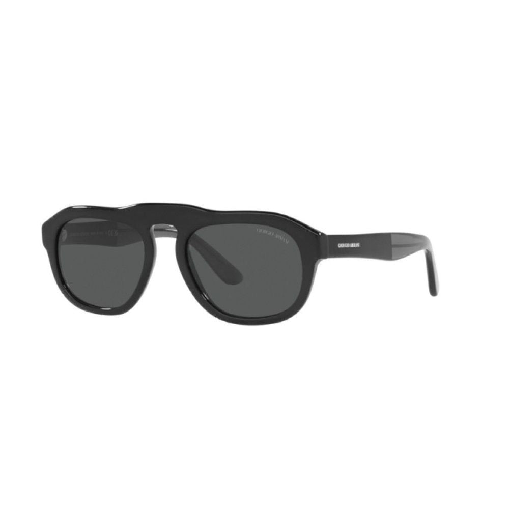 Occhiali da sole Giorgio Armani in acetato nero