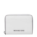 Portacarte in pelle bianca Michael Kors
