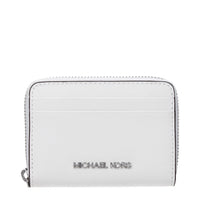 Portacarte in pelle bianca Michael Kors