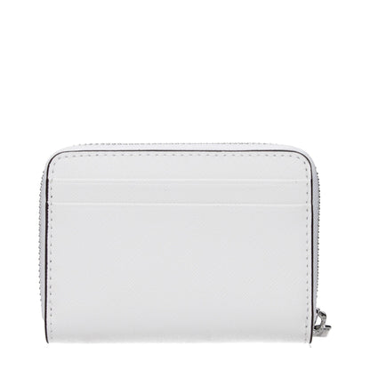 Portacarte in pelle bianca Michael Kors
