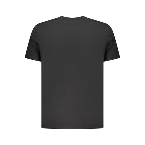 Maglietta da uomo in cotone nero Calvin Klein