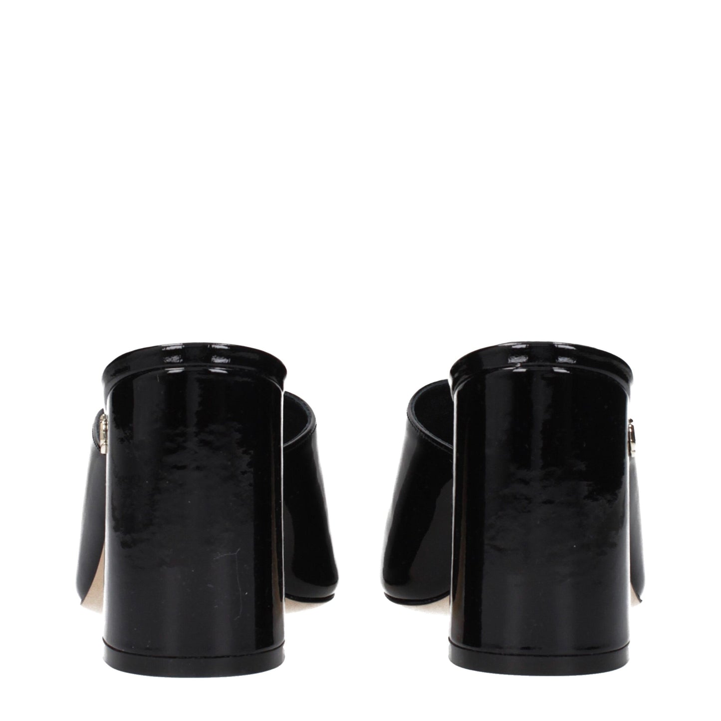 Sandali con plateau in pelle nera Jimmy Choo