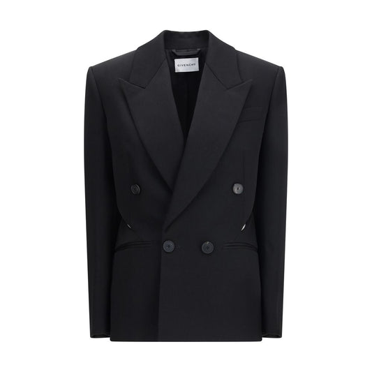 Giacche e cappotto in lana nera Givenchy
