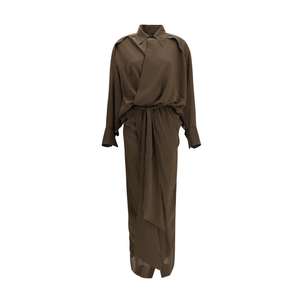 Robe décontractée en soie multicolore Petar Petrov