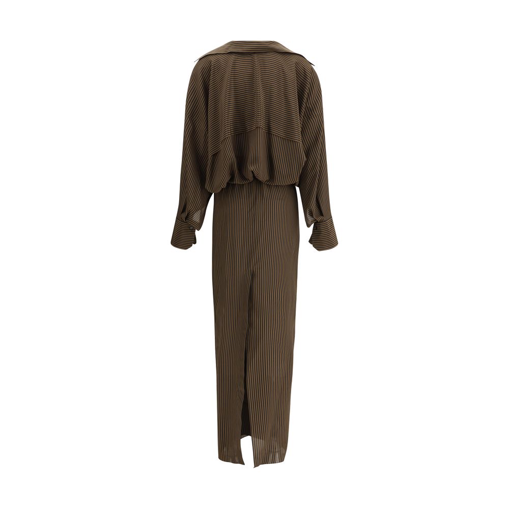 Robe décontractée en soie multicolore Petar Petrov