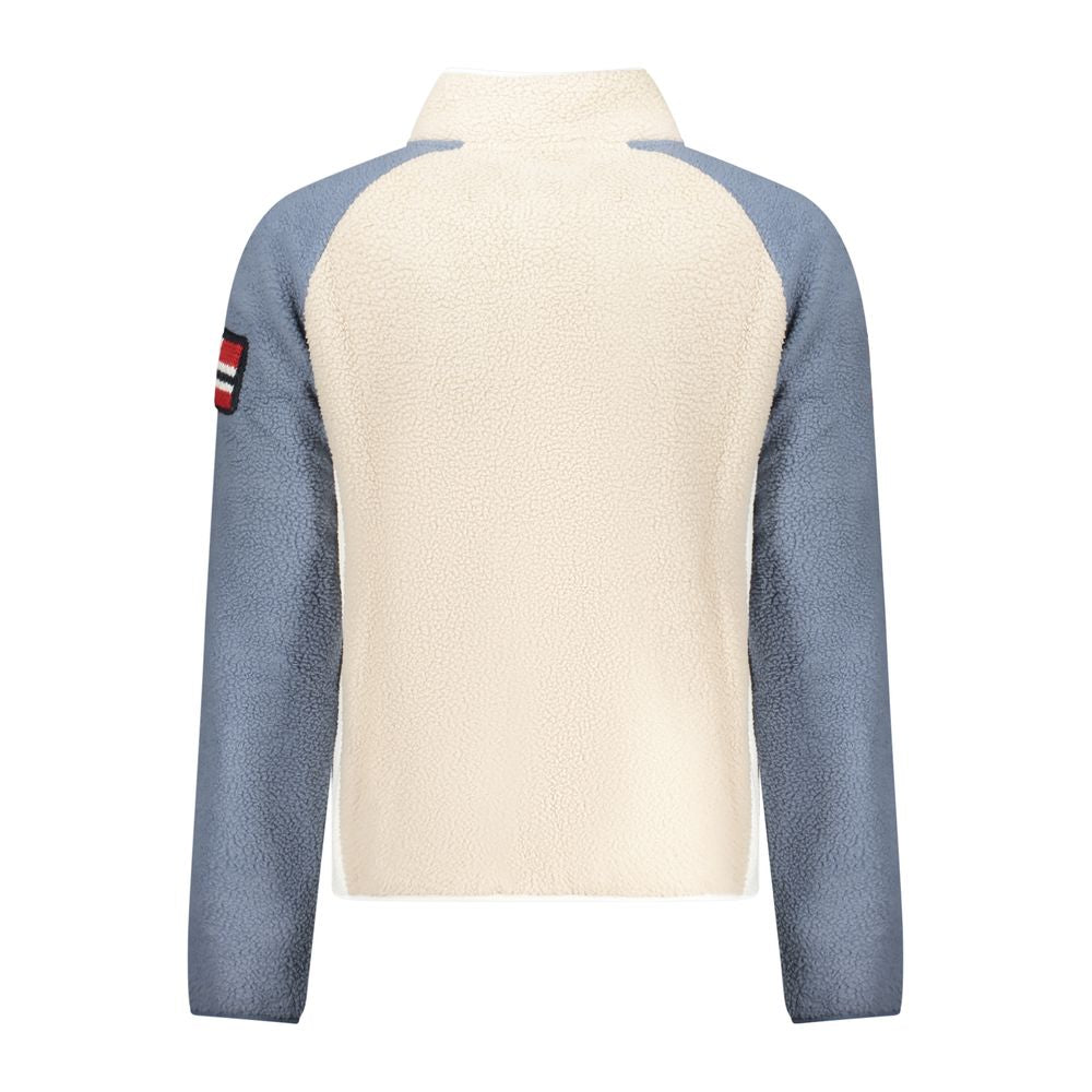 Felpa da uomo in poliestere beige Norway 1963