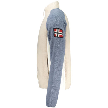 Felpa da uomo in poliestere beige Norway 1963