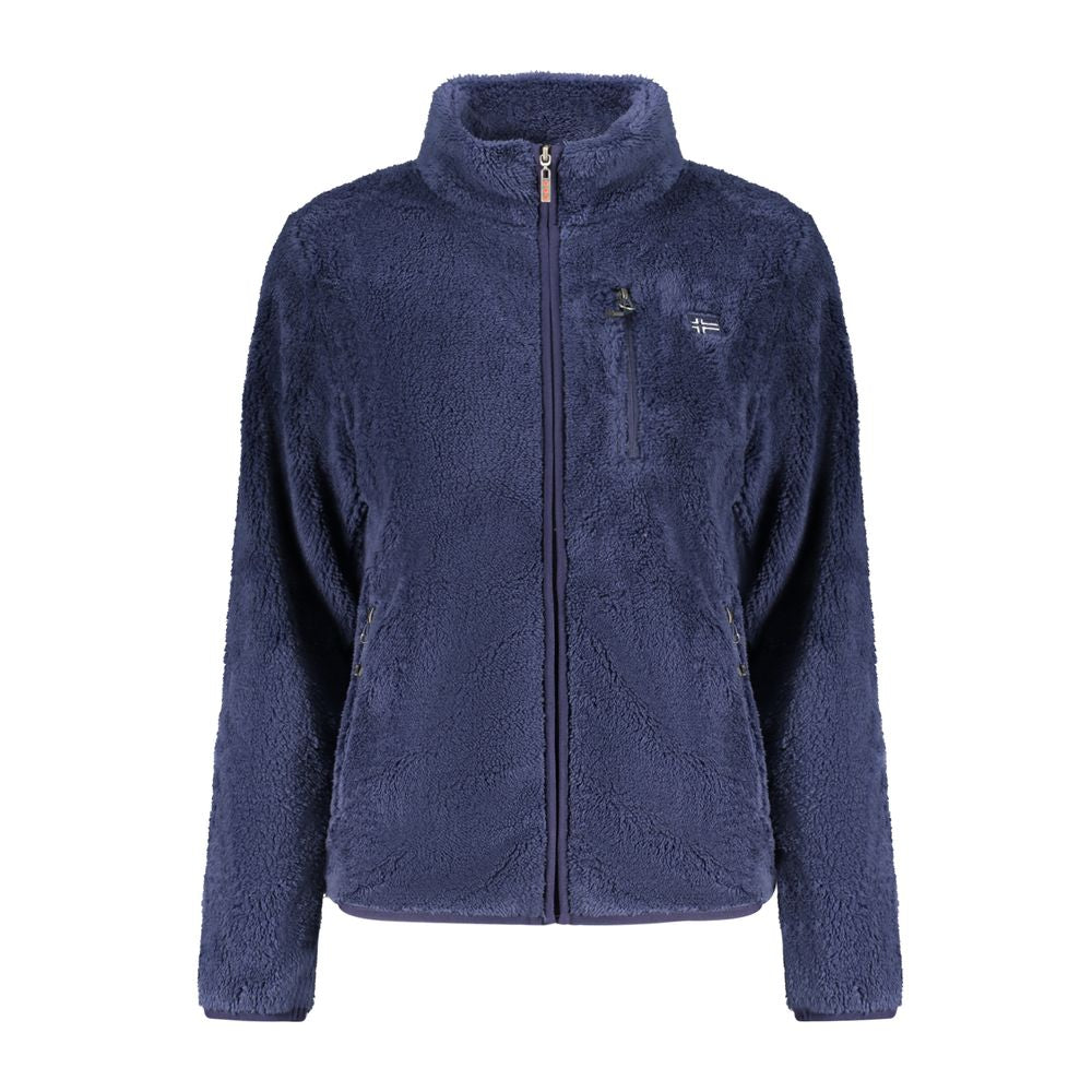 Felpa da donna in poliestere blu Norvegia 1963