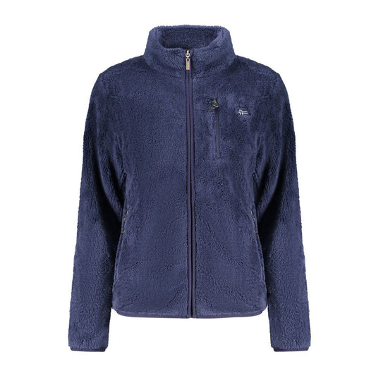 Felpa da donna in poliestere blu Norvegia 1963